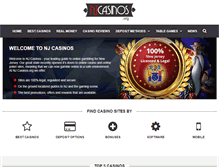 Tablet Screenshot of njcasinos.org